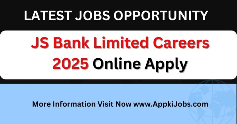 JS Bank Limited Careers 2025 Online Apply
