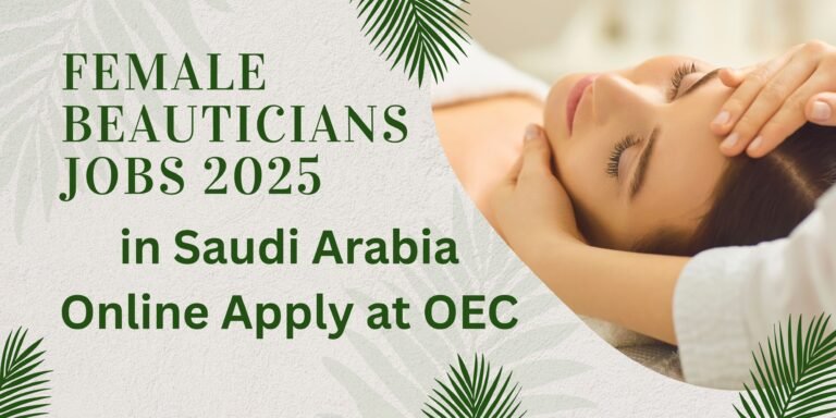 Female Beauticians Jobs 2025